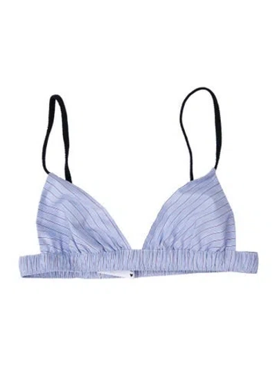 Pre-owned Wear Cissa Striped Top In Blue