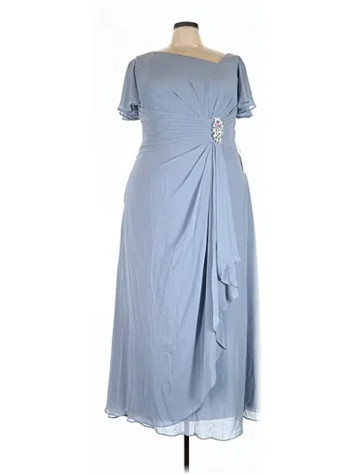 Pre-owned Wear Your Love Casual Dress In Blue