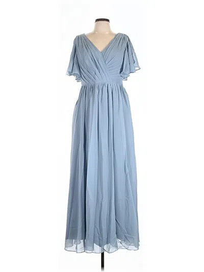 Pre-owned Wear Your Love Casual Dress In Blue
