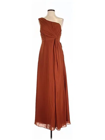 Pre-owned Wear Your Love Casual Dress In Brown