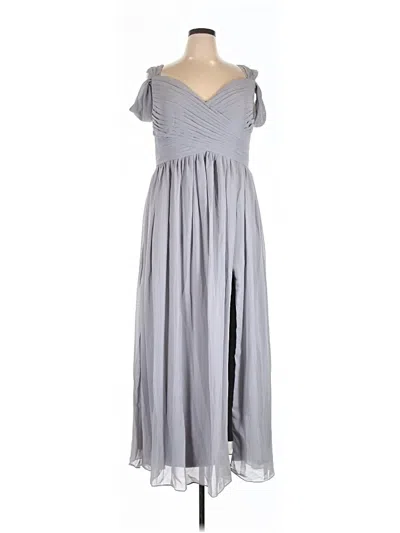Pre-owned Wear Your Love Casual Dress In Gray