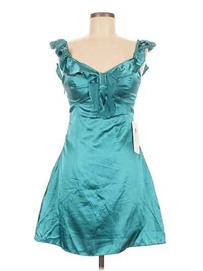 Pre-owned Wear Your Love Cocktail Dress In Blue