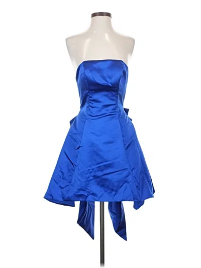 Pre-owned Wear Your Love Cocktail Dress In Blue