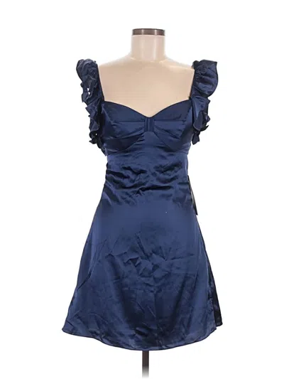 Pre-owned Wear Your Love Cocktail Dress In Blue