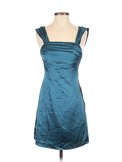 Pre-owned Wear Your Love Cocktail Dress In Blue