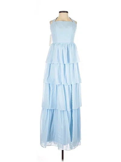 Pre-owned Wear Your Love Cocktail Dress In Blue