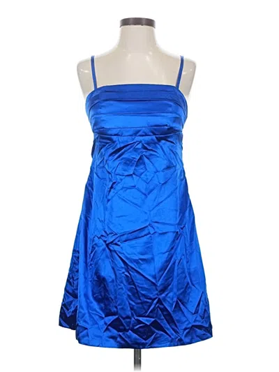 Pre-owned Wear Your Love Cocktail Dress In Blue