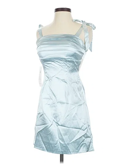 Pre-owned Wear Your Love Cocktail Dress In Blue