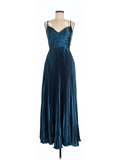 Pre-owned Wear Your Love Cocktail Dress In Blue