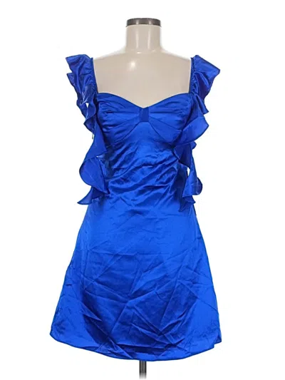 Pre-owned Wear Your Love Cocktail Dress In Blue