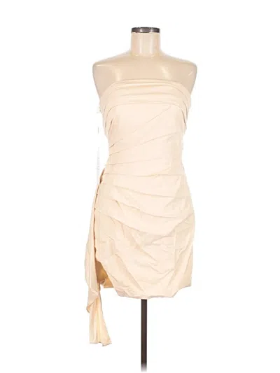 Pre-owned Wear Your Love Cocktail Dress In Brown