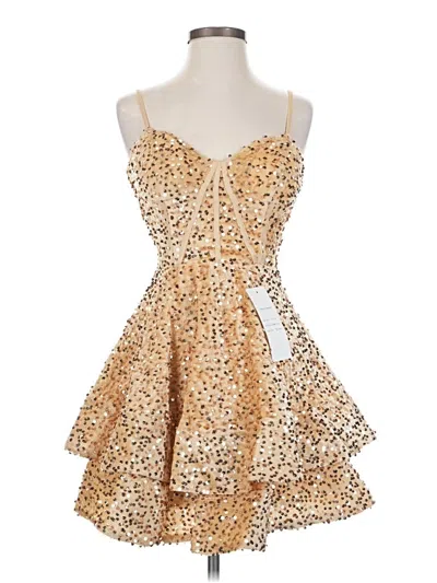 Wear Your Love Cocktail Dress In Gold