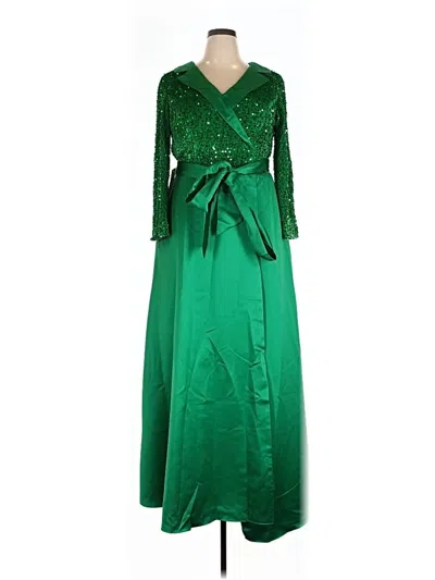 Pre-owned Wear Your Love Cocktail Dress In Green