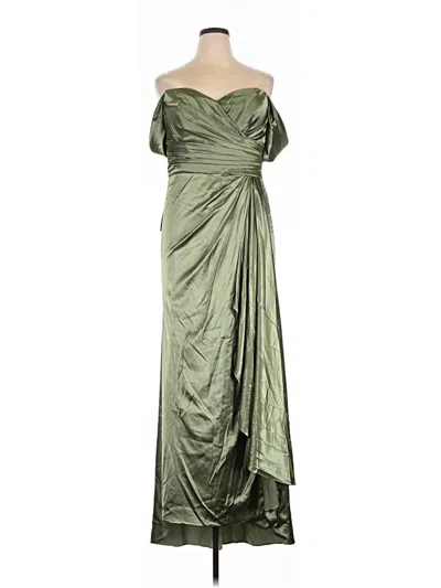 Pre-owned Wear Your Love Cocktail Dress In Green