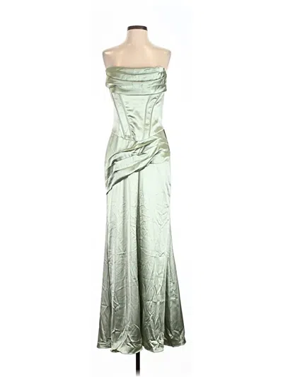Pre-owned Wear Your Love Cocktail Dress In Green