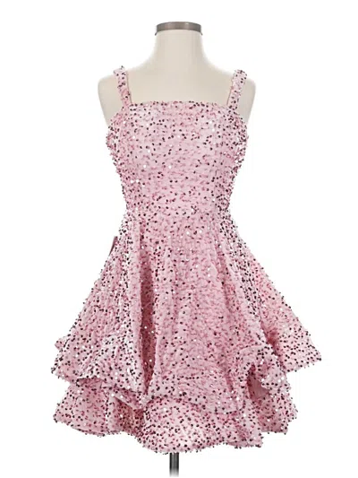 Pre-owned Wear Your Love Cocktail Dress In Pink