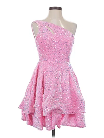 Pre-owned Wear Your Love Cocktail Dress In Pink