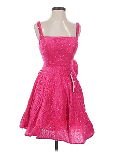 Pre-owned Wear Your Love Cocktail Dress In Pink
