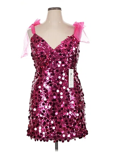 Pre-owned Wear Your Love Cocktail Dress In Pink