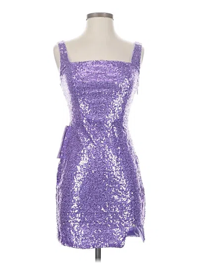 Pre-owned Wear Your Love Cocktail Dress In Purple