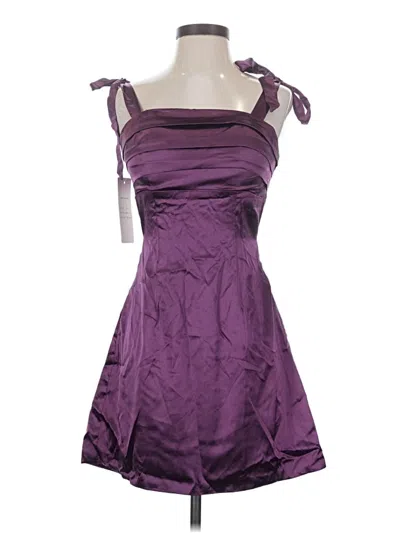 Pre-owned Wear Your Love Cocktail Dress In Purple
