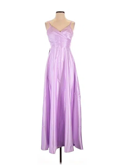 Pre-owned Wear Your Love Cocktail Dress In Purple