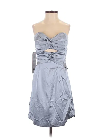 Pre-owned Wear Your Love Cocktail Dress In Silver