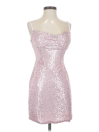 Pre-owned Wear Your Love Cocktail Dress In Silver