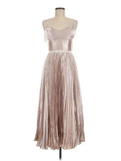 Pre-owned Wear Your Love Cocktail Dress In Silver