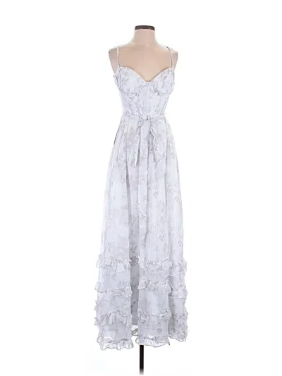 Pre-owned Wear Your Love Cocktail Dress In Silver