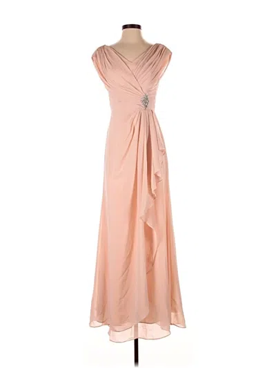 Pre-owned Wear Your Love Cocktail Dress In Tan