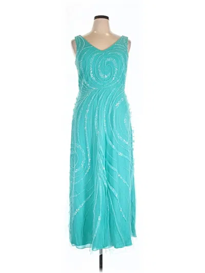 Pre-owned Wear Your Love Cocktail Dress In Teal