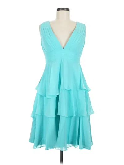 Pre-owned Wear Your Love Cocktail Dress In Teal