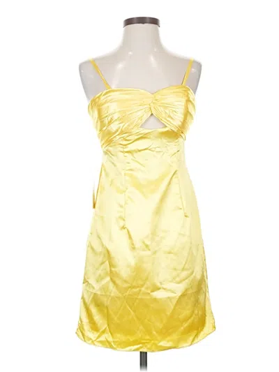 Pre-owned Wear Your Love Cocktail Dress In Yellow
