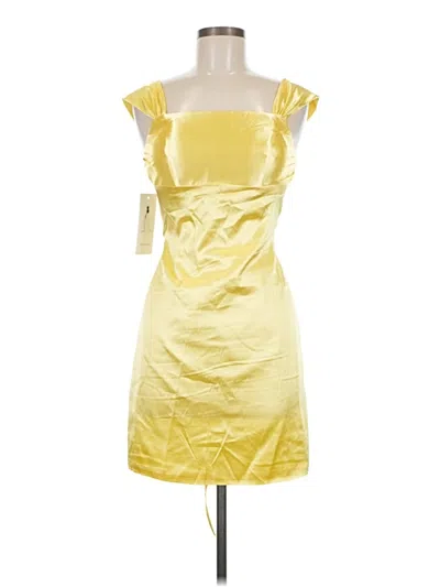 Pre-owned Wear Your Love Cocktail Dress In Yellow