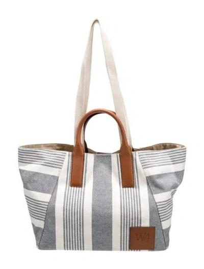 Pre-owned We-ar4 Canvas Top Handle Bag