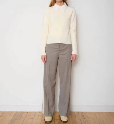 We-ar4 Chaplin Crewneck Sweater In Ivory In Multi