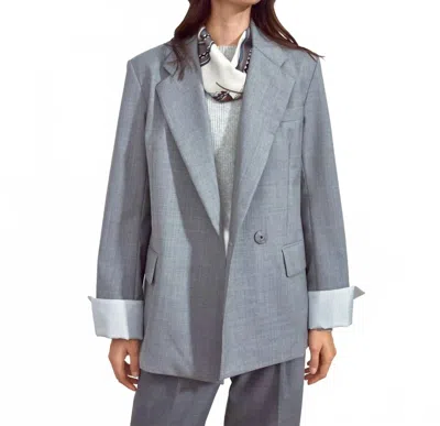 We-ar4 Downtown Blazer In Elephant In Blue