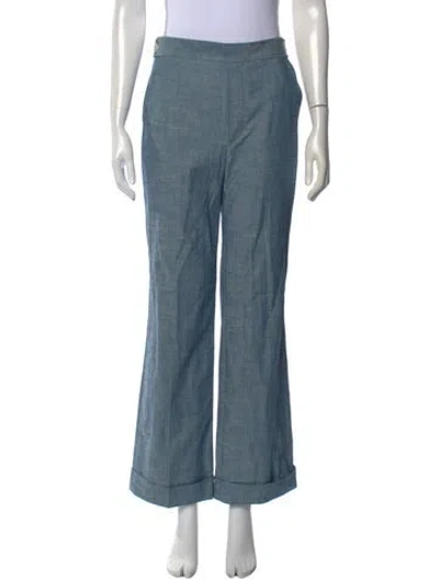 Pre-owned We-ar4 Flared Pants In Blue