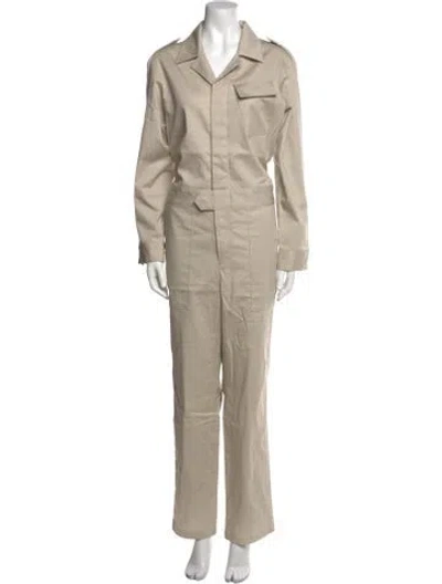 Pre-owned We-ar4 Jumpsuit In Neutral
