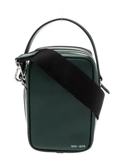 Pre-owned We-ar4 Leather Bucket Bag W/ Tags In Green