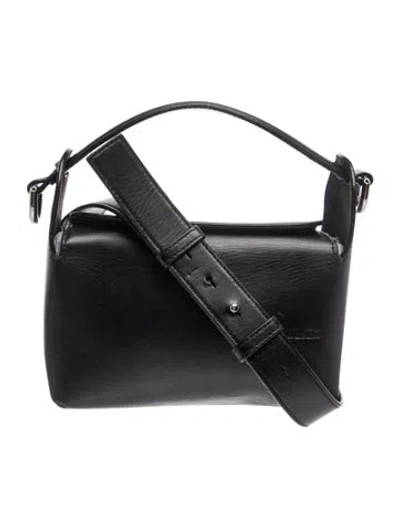 Pre-owned We-ar4 Leather Crossbody Bag In Black