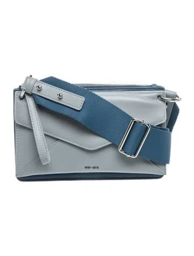Pre-owned We-ar4 Leather Crossbody Bag In Blue