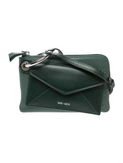 Pre-owned We-ar4 Leather Crossbody Bag W/ Tags In Green