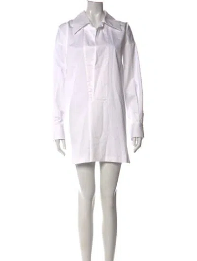 Pre-owned We-ar4 Mini Dress In White
