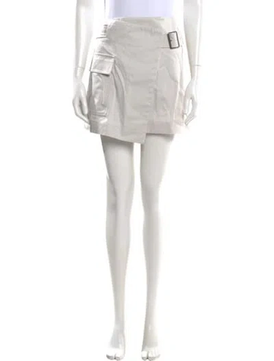 Pre-owned We-ar4 Mini Skirt In Gray