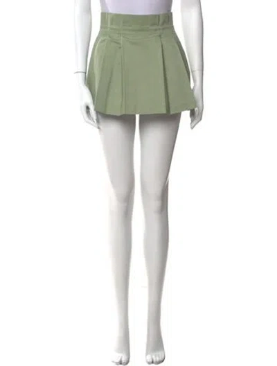 Pre-owned We-ar4 Mini Skirt W/ Tags In Green