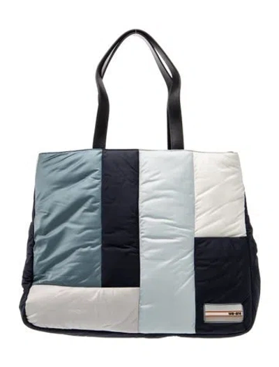 Pre-owned We-ar4 Nylon Backpack In Blue
