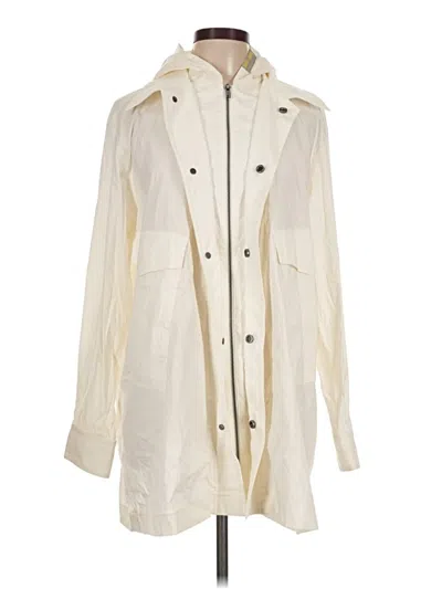Pre-owned We-ar4 Raincoat In Ivory