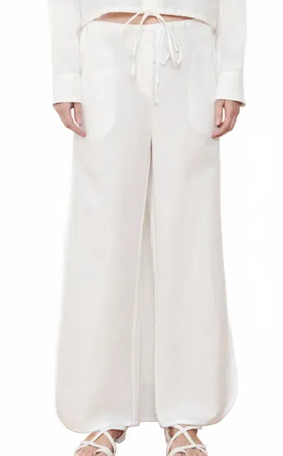 We-ar4 Riva Pants In White